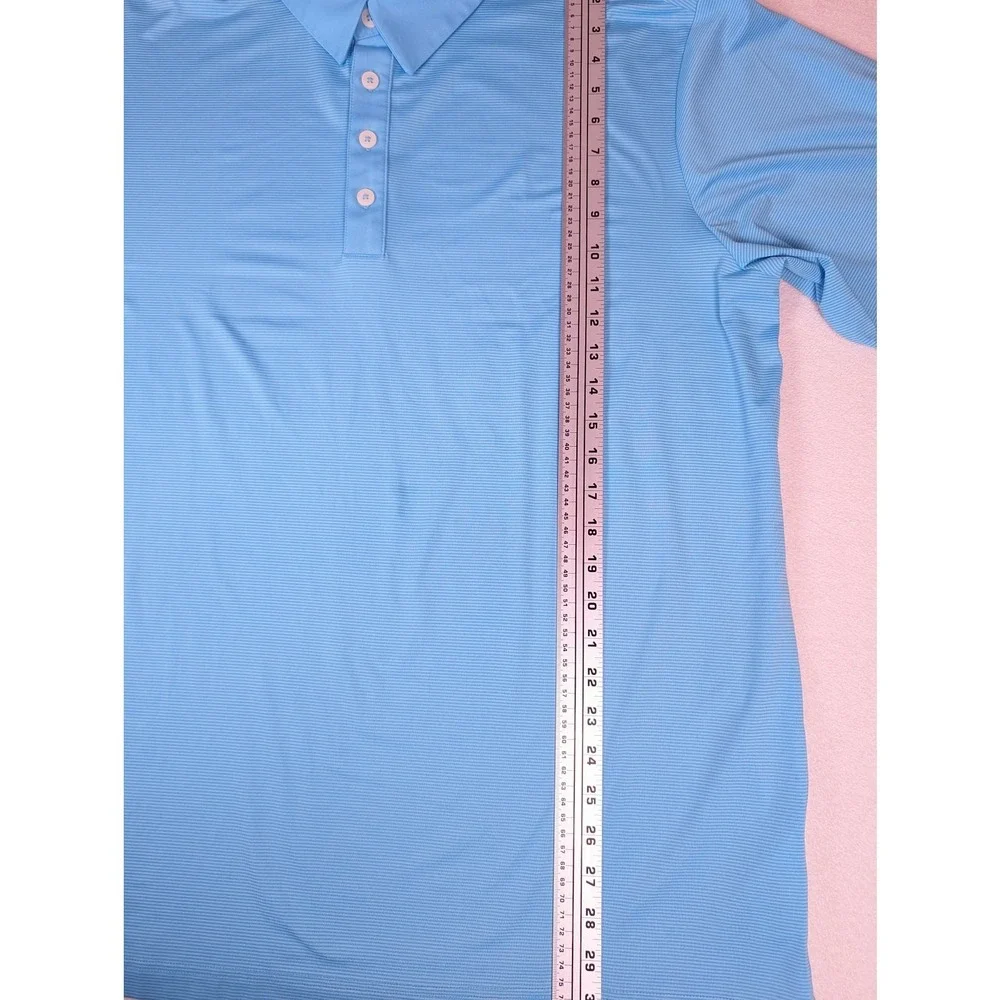 Adidas Men's Climalite‎ Blue Performance Golf Polo Shirt Size XL Casual Outdoor